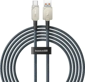 Kabllo USB Baseus Unbreakable, 2 m, 100 W, Bardhë