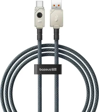 Kabllo USB Baseus Unbreakable 1 m, USB A në USB C, Bardhë
