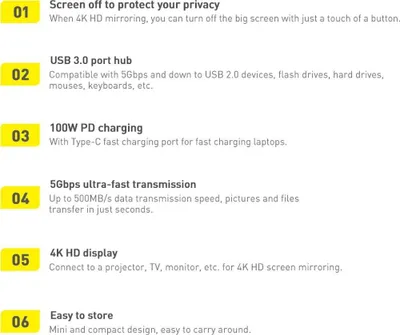 Dock USB C Baseus Lite Series WKQX050102, 6 në 1, HDMI 4K, gri - 3