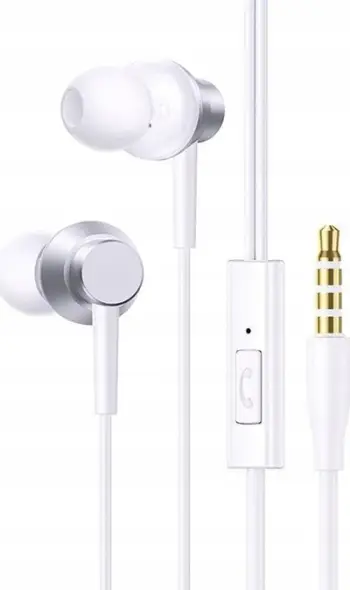 Kufje me kabllo Baseus Encok HZ11, 3.5 mm, me mikrofon, të bardha