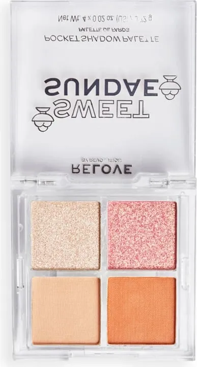 Revolution Relove - Pocket Size Eyeshadow Palette - Sweet Sundae - 2