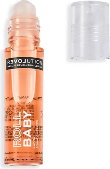 Revolution Relove Baby Roll Lip Oil - Papaya