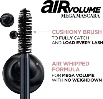 Loreal Paris Air Volume 30h Mega Black Mascara
