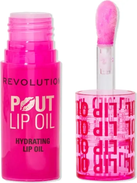 Revolution Pout Lip Oil - Raspberry Pink - 1