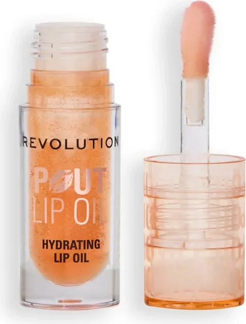 Revolution Pout Lip Oil - Honey Shimmer - 1