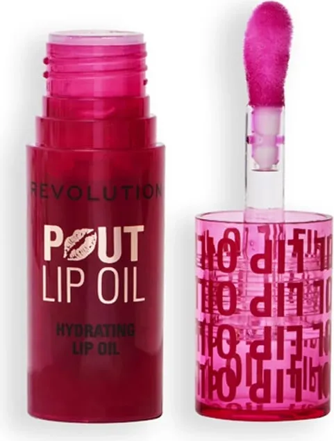 Revolution Pout Lip Oil - Cherry Red - 1