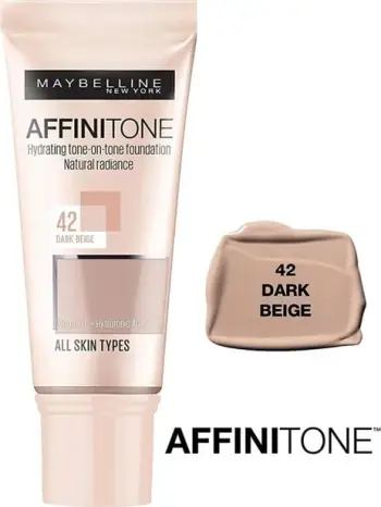 Maybelline Affinitone Unifying Foundation Cream 42 Dark Beige