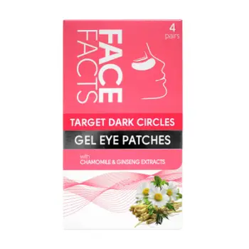 Face Facts Target Dark Circles Gel Eye Patches - 4 Pairs