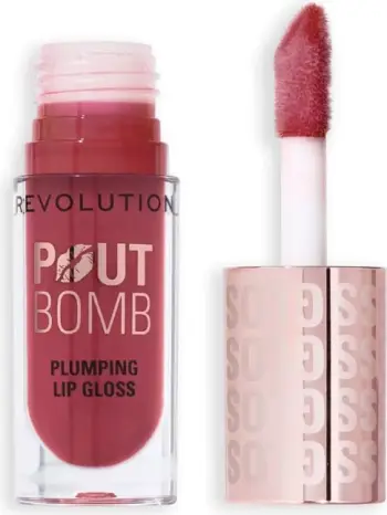 Revolution - Plumping Lip Gloss Pout Bomb - Mauve Pink