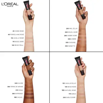 Krem pudër L'Oreal Paris Infallible Matte Cover, 110 Rose Vanilla, 30ml
