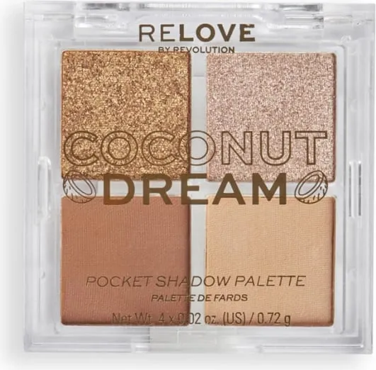 Revolution Relove - Pocket Size Eyeshadow Palette - Coconut Dream - 1