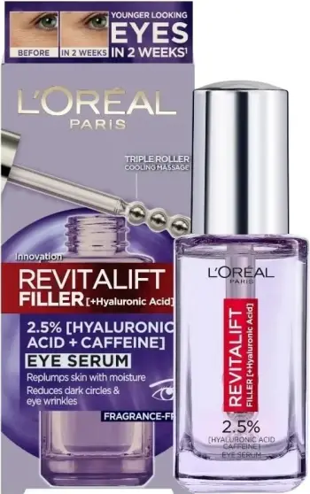 Loreal Revitalift Filler 2.5% Hyaluronic Acid Eye Serum 20ml