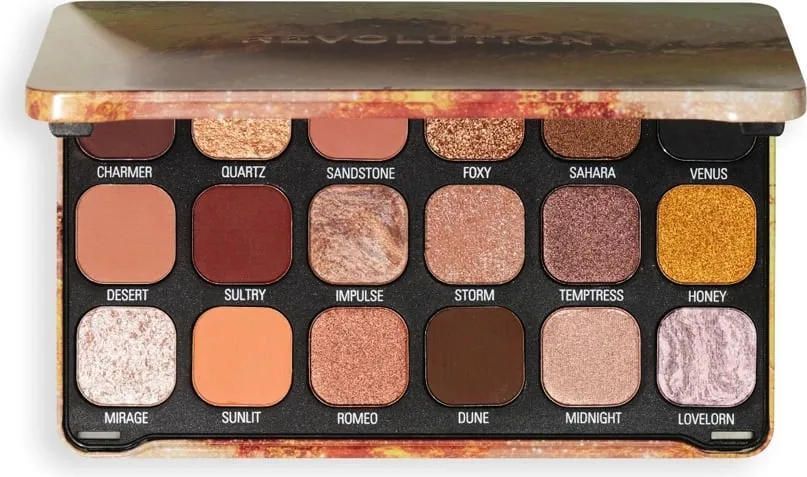 Revolution Forever Flawless Eyeshadow Palette - Bronze Temptation - 1