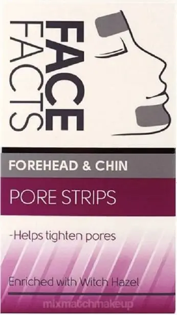 Face Facts Witch Hazel Forehead & Chin Pore Strips - 6 Strips