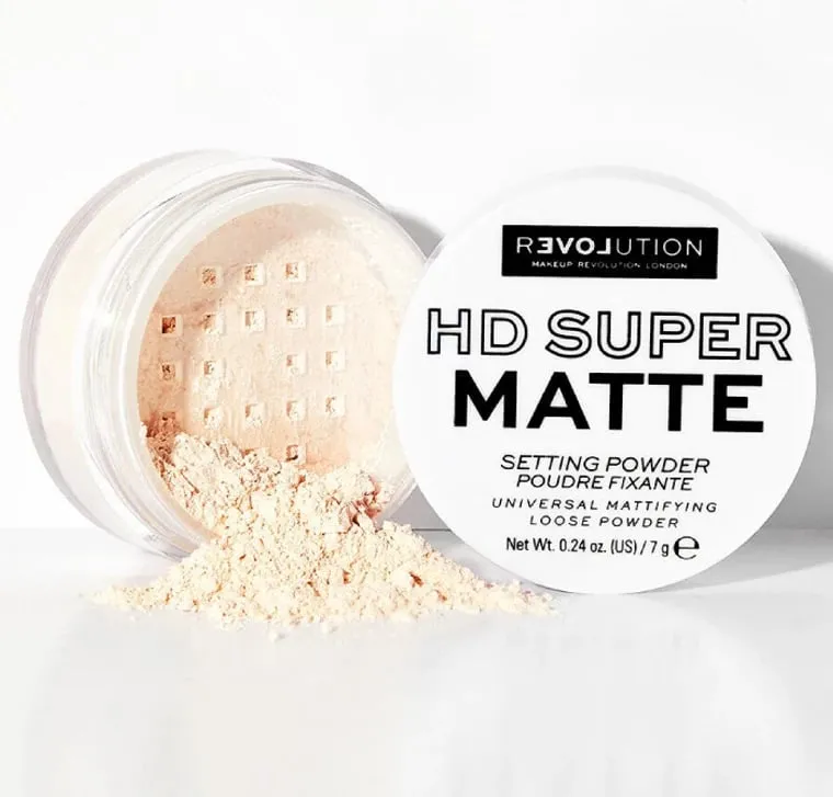 Pudër pluhur Revolution Relove Hd Super Matte, 7 g - 2