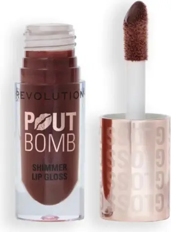 Revolution - Lip Gloss with Shimmer Pout Bomb - Berry Lustre