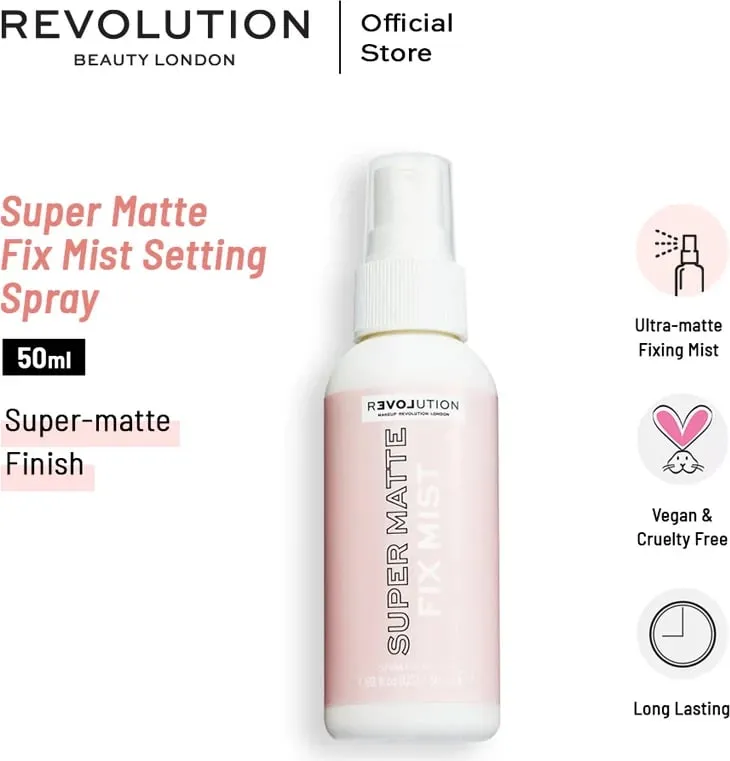 Revolution Relove - Super Matte Fix Mist Setting Spray - 1