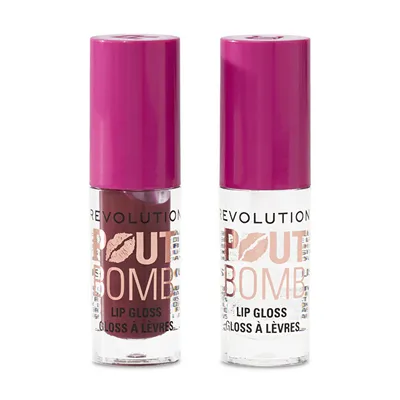 Revolution Pout Bomb Lip Gloss Duo - Gift Set - 2