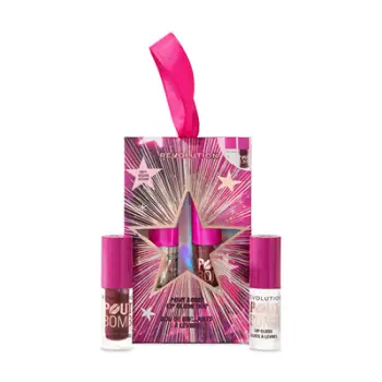 Revolution Pout Bomb Lip Gloss Duo - Gift Set
