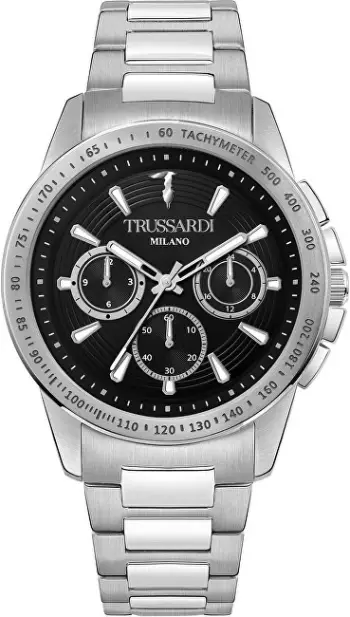 Orë dore për meshkuj Trussardi R2453153004, e argjendtë