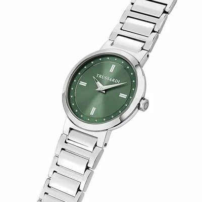 Orë për femra Trussardi T-Bridge R2453171509, e argjendtë - 4