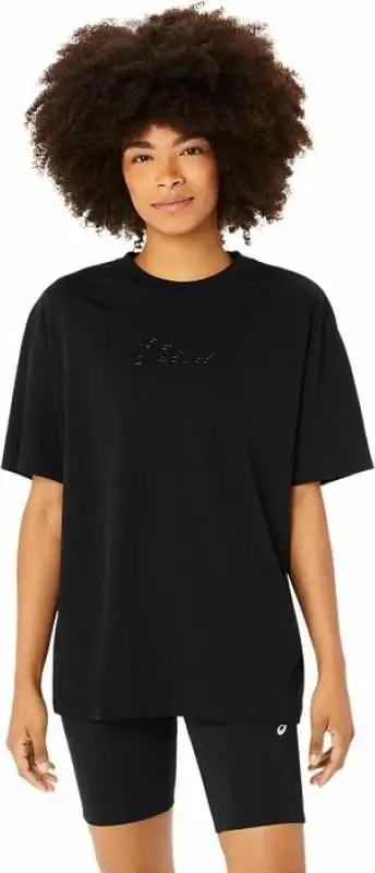 Maicë sportive Asics unisex, e zezë