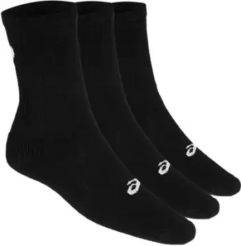 Çorape për meshkuj Asics, nr. 39-42, të zeza, 3 copë