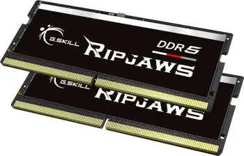 Memorie RAM G.SKILL Ripjaws SODIMM, 96GB, DDR5, 5600MHz, CL40, e zezë