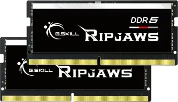 Memorie RAM G.Skill Ripjaws, SODIMM, DDR5, 32GB, 5600 MHz, CL46, e zezë