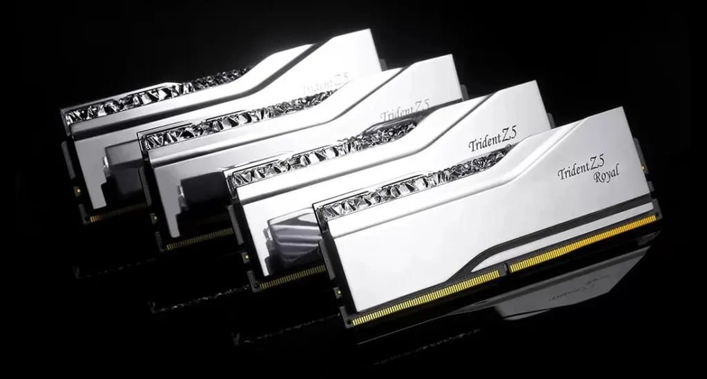 Memorie G.SKILL Trident Z5 Royal Neo, 32GB DDR5, 6000MHz, e argjendtë - 6