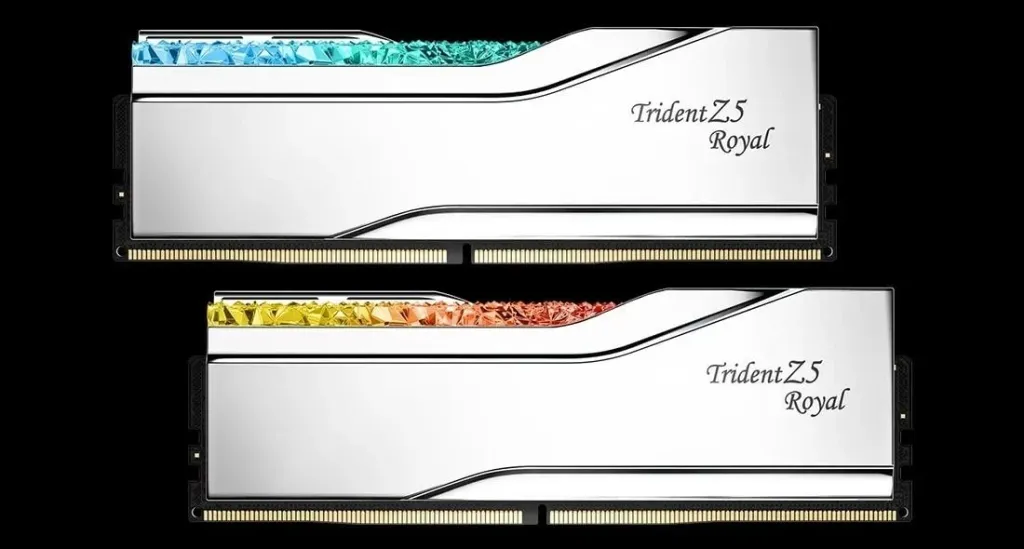 Memorie G.SKILL Trident Z5 Royal Neo, 32GB DDR5, 6000MHz, e argjendtë - 7