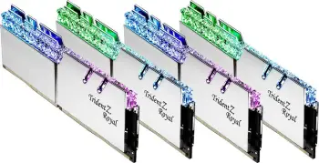 Memorie G.Skill Trident Z Royal, DDR4, 128 GB, 3600 MHz, CL14, F4-3600C14Q2-128GTRSA
