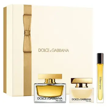 Set për femra Dolce & Gabbana The One, EDP 75 ml + sprej udhëtimi 10 ml + sprej për flokë 30 ml