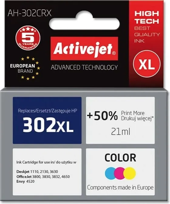 Ngjyrë për printer Activejet AH-302CRX, tri ngjyra - 1