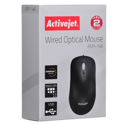 Maus Activejet AMY-304W, USB, 1600 DPI, i zi - 7