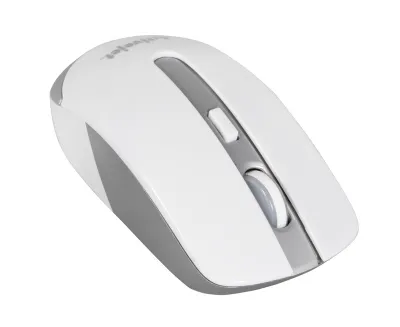 Maus Activejet AMY-320WS, RF Wireless, i argjendtë / i bardhë - 3