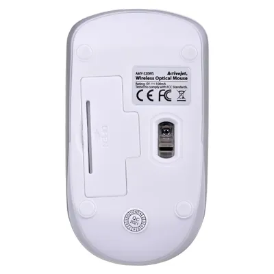 Maus Activejet AMY-320WS, RF Wireless, i argjendtë / i bardhë - 7