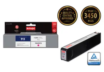 Ngjyrë për printer Activejet AH-913MR (zëvendësim për HP 913 F6T78AE), 45 ml, vjollcë