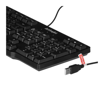 Tastierë Activejet K-3021, USB, e zezë - 2