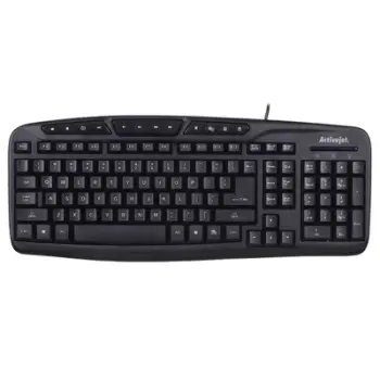 Tastierë Activejet K-3113, USB, e zezë