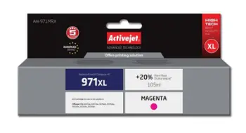 Ngjyrë për printer Activejet AH-971MRX (zëvendësim për HP 971XL CN627AE), 105 ml, vjollcë
