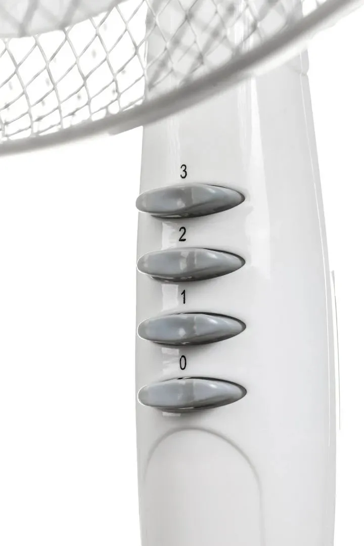 Ventilator qëndror Activejet WSR-40B, 35 cm, 3 shpejtësi, Argjend - 3