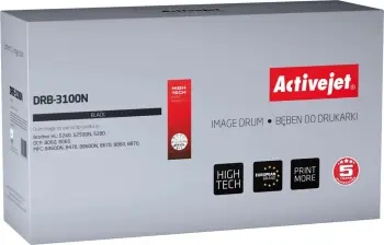 Drum zëvendësues Activejet DRB-3100N për printer Brother, i zi