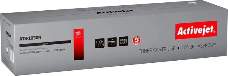 Toner zëvendësues Activejet ATB-1030N për printer Brother, i zi - 1