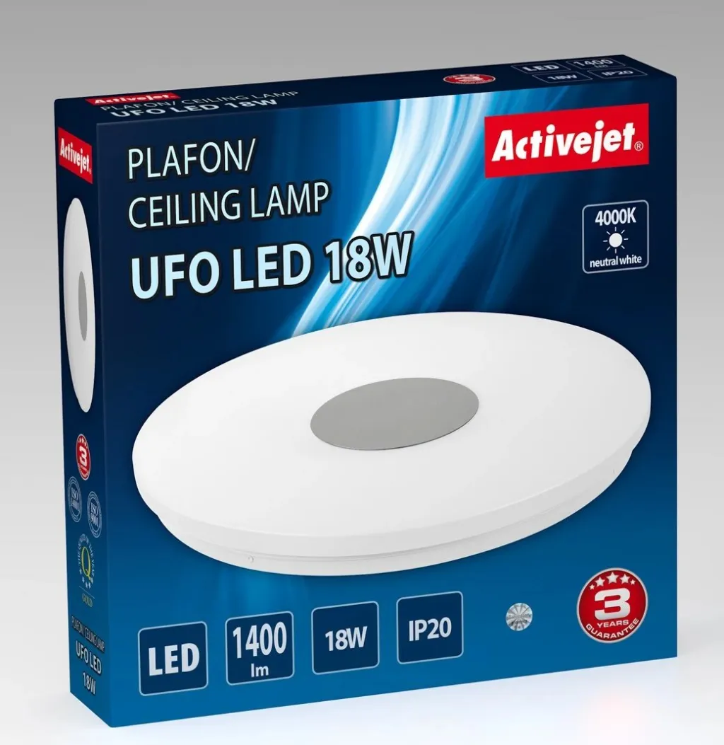 Llambë tavani Activejet Ufo Led, 18 W - 2