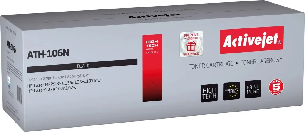 Toner zëvendësues Activejet ATH-106N për printer HP, i zi - 1