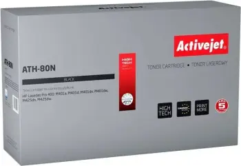 Toner zëvendësues Activejet ATH-80N për printer HP, i zi