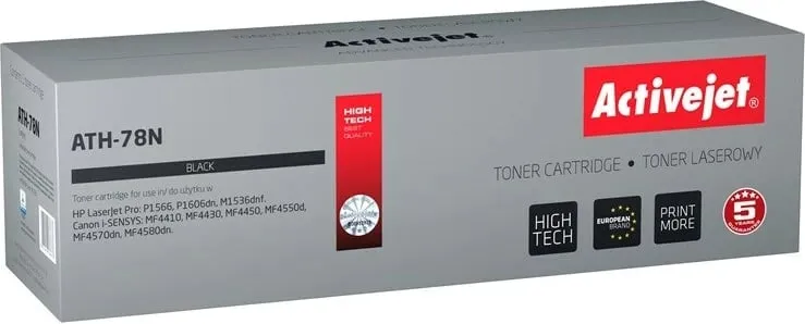 Toner zëvendësues Activejet ATH-78N për printer HP, i zi - 1