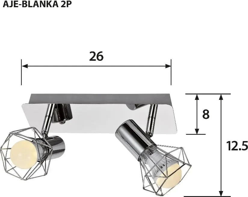Llambë tavani Activejet AJE-BLANKA 2P - 3