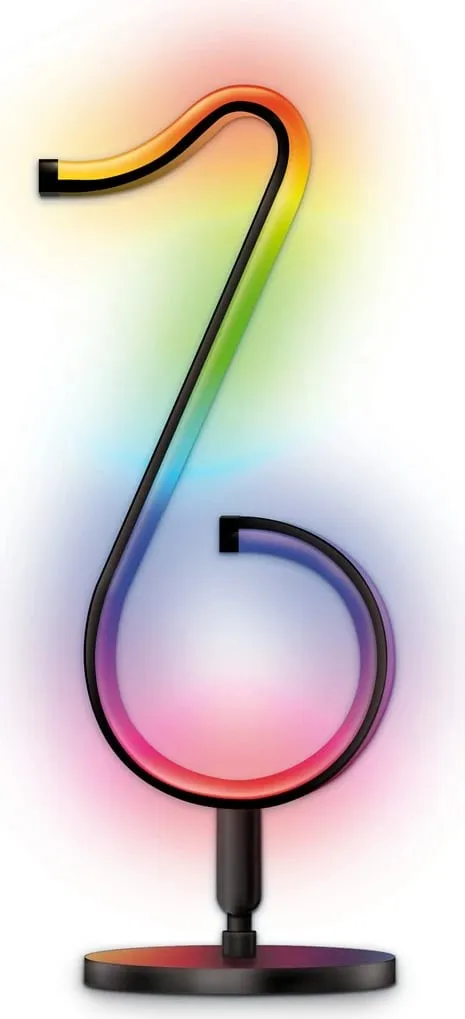 Llambë tavoline Activejet Melody RGB, me telekomandë, bluetooth - 1